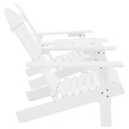 vidaXL Sedie Adirondack Sedia da Giardino Adirondack con Tavolino da Tè Legno Massello di Abete
