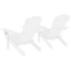 vidaXL Sedie Adirondack Sedia da Giardino Adirondack con Tavolino da Tè Legno Massello di Abete