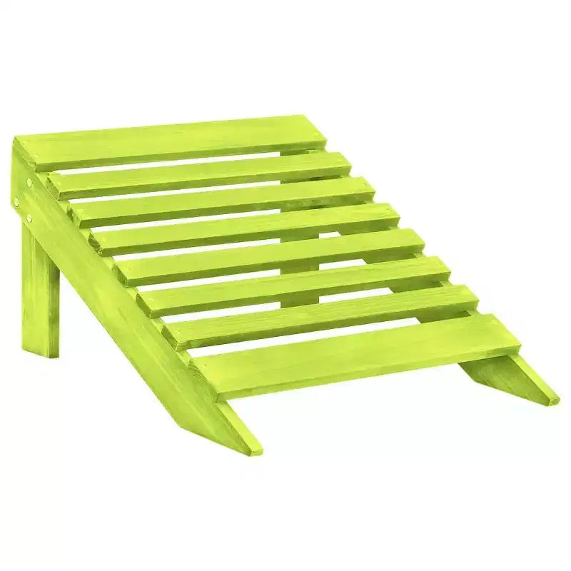 vidaXL 2-Seater Adirondack Chair with Ottomans - Solid Fir Wood - Multiple Colors