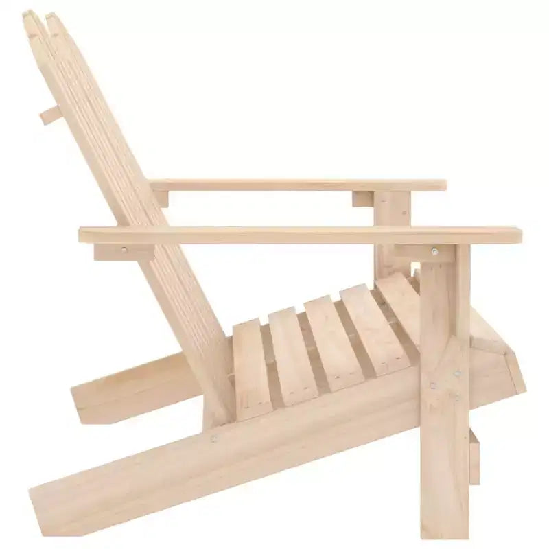 vidaXL 2-Seater Patio Adirondack Chair Outdoor Furniture Seat Solid Wood Fir