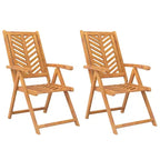 vidaXL Garden Chair Solid Acacia Wood Recliner Outdoor Seating Furniture