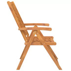 vidaXL Garden Chair Solid Acacia Wood Recliner Outdoor Seating Furniture