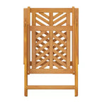 vidaXL Garden Chair Solid Acacia Wood Recliner Outdoor Seating Furniture