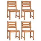 vidaXL 4/6/8x Solid Wood Pine Patio Chairs Garden Outdoor Seating Furniture