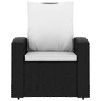 vidaXL Garden Reclining Chair PE Rattan Single Sofa
