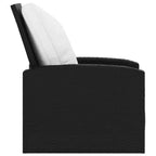 vidaXL Garden Reclining Chair PE Rattan Single Sofa