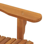 vidaXL Garden Adirondack Rocking Chairs 2 pcs Solid Teak Outdoor Furniture