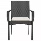 vidaXL Eleganti sedie da pranzo da esterno con cuscini