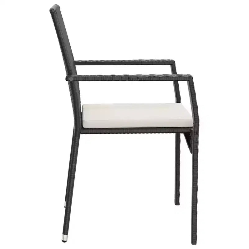 vidaXL Eleganti sedie da pranzo da esterno con cuscini