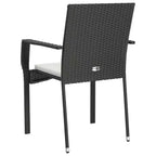 vidaXL Eleganti sedie da pranzo da esterno con cuscini