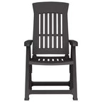 vidaXL Outdoor Reclining Chairs - Lightweight and Adjustable 2 pcs