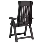 vidaXL Outdoor Reclining Chairs - Lightweight and Adjustable 2 pcs