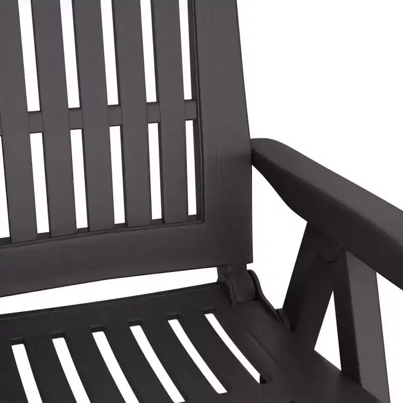 vidaXL Outdoor Reclining Chairs - Lightweight and Adjustable 2 pcs