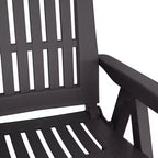 vidaXL Outdoor Reclining Chairs - Lightweight and Adjustable 2 pcs