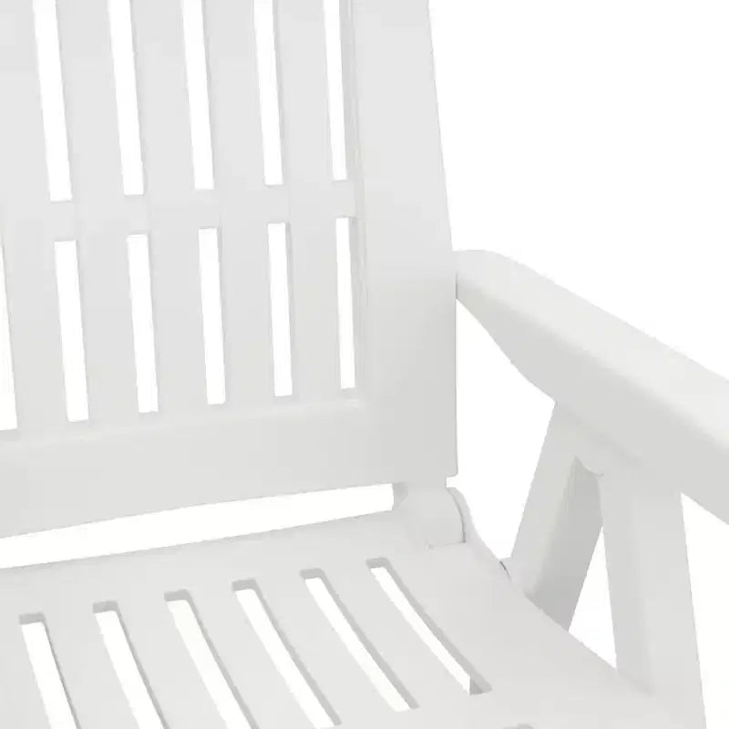 vidaXL Outdoor Reclining Chairs - Lightweight and Adjustable 2 pcs