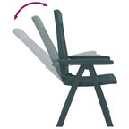 vidaXL Outdoor Reclining Chairs - Lightweight and Adjustable 2 pcs