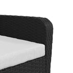 vidaXL Garden Lounge Chair with Cushions and Footstool