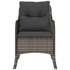 vidaXL Set di 2 Sedie da Giardino in Rattan PE Standard con Rivestimento Rimovibile