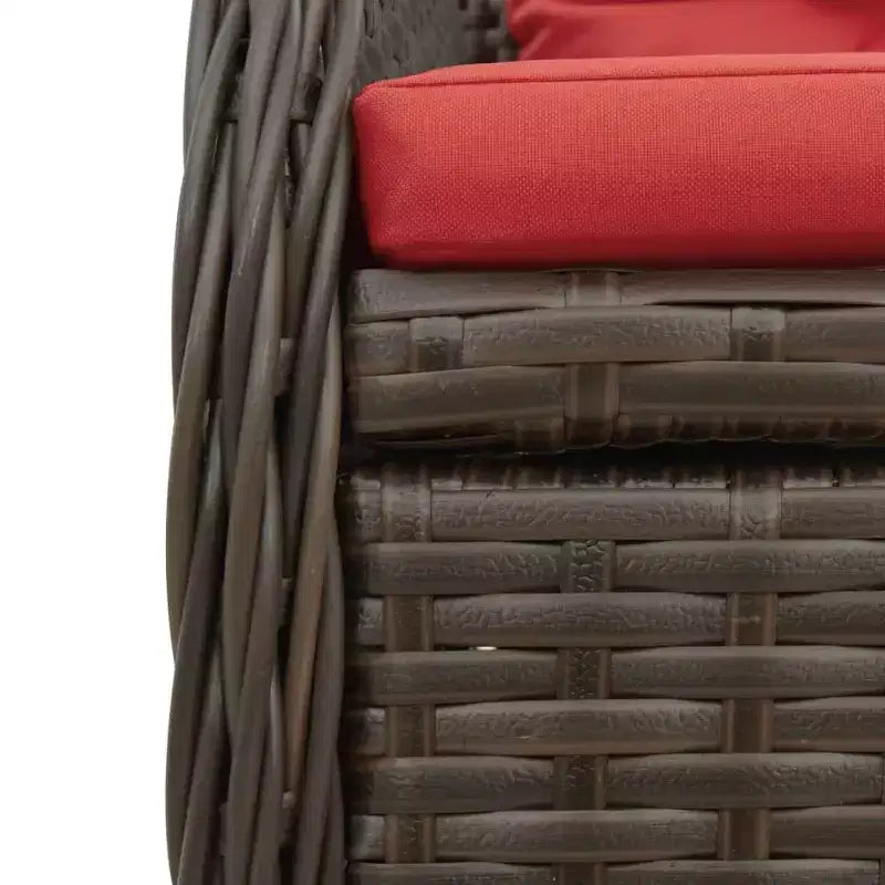 vidaXL Sedie Reclinabili da Giardino in Polyrattan, Diversi Colori