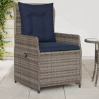 vidaXL Sedie Reclinabili da Giardino in Polyrattan, Diversi Colori