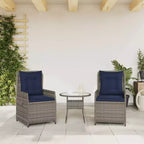 vidaXL Sedie Reclinabili da Giardino in Polyrattan, Diversi Colori