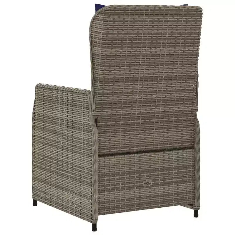 vidaXL Sedie Reclinabili da Giardino in Polyrattan, Diversi Colori
