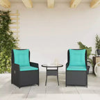 vidaXL Sedie Reclinabili da Giardino in Polyrattan, Diversi Colori