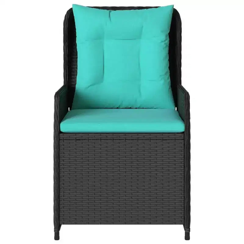 vidaXL Sedie Reclinabili da Giardino in Polyrattan, Diversi Colori