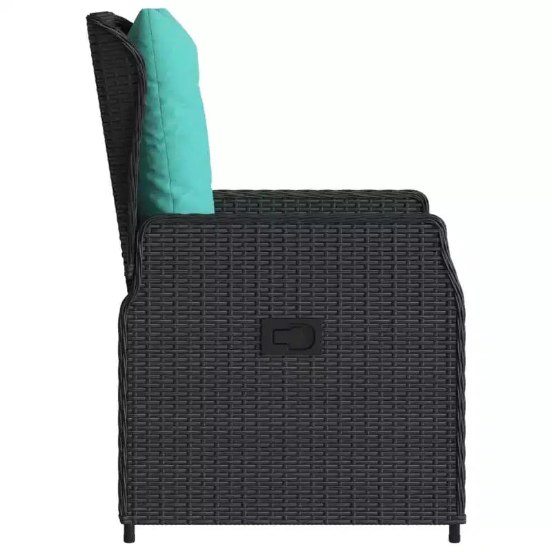 vidaXL Sedie Reclinabili da Giardino in Polyrattan, Diversi Colori
