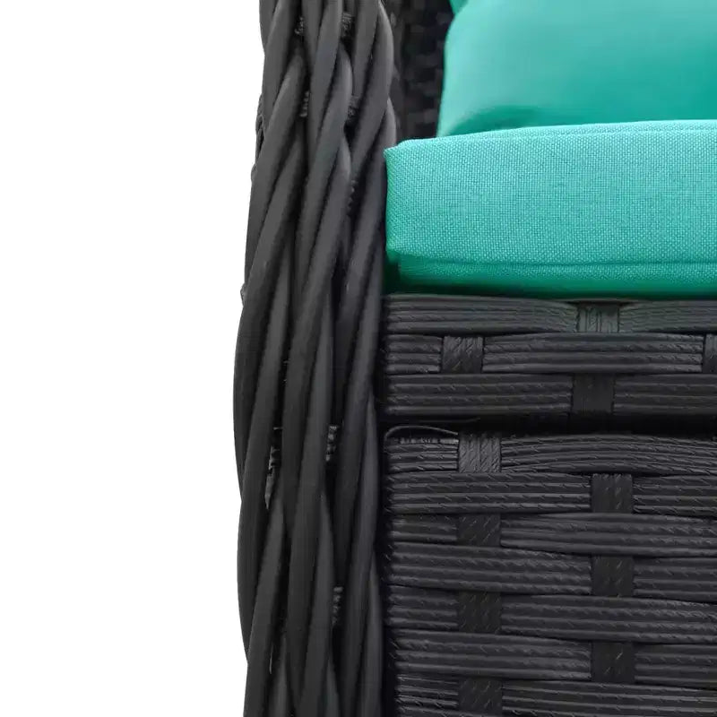 vidaXL Sedie Reclinabili da Giardino in Polyrattan, Diversi Colori