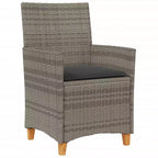 vidaXL Garden Chair PE rattan Standard Removable Covers