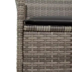 vidaXL Garden Chair PE rattan Standard Removable Covers