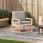 vidaXL Patio Chair Outdoor Seating Sofa Armchair Furniture Solid Wood Pine