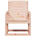 vidaXL Patio Chair Outdoor Seating Sofa Armchair Furniture Solid Wood Pine