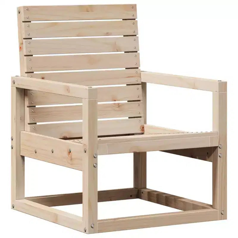 vidaXL Sedia da Giardino Poltrona Divano Poltrona Arredamento Legno Massello Pino