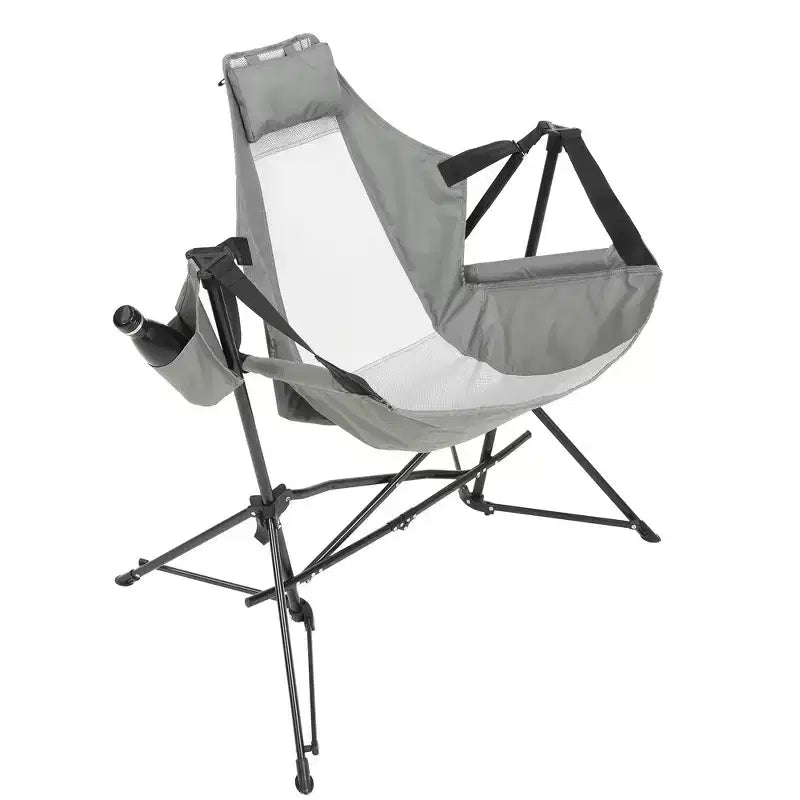 Whisen 2 Piece Hammock Camping Chair & Rocking Chair with Pillow Cup Holder, Recliner with Carry Bag