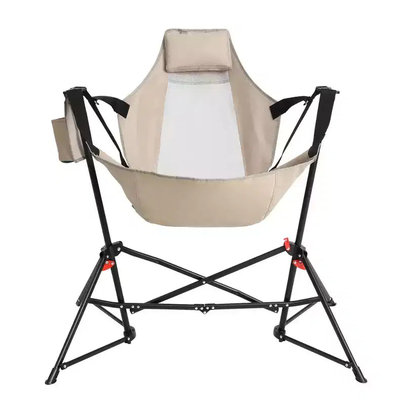 Whisen 2 Piece Hammock Camping Chair & Rocking Chair with Pillow Cup Holder, Recliner with Carry Bag