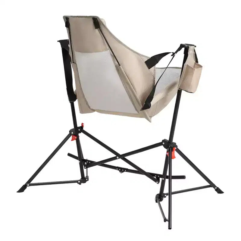 Whisen 2 Piece Hammock Camping Chair & Rocking Chair with Pillow Cup Holder, Recliner with Carry Bag