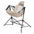 Whisen 2 Piece Hammock Camping Chair & Rocking Chair with Pillow Cup Holder, Recliner with Carry Bag