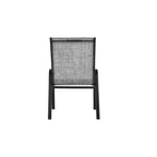 Whisen 4 Piece Patio Chairs with Breathable Textilene Fabric, Armrest High Backrest