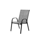 Whisen 4 Piece Patio Chairs with Breathable Textilene Fabric, Armrest High Backrest