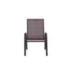 Whisen 4 Piece Patio Chairs with Breathable Textilene Fabric, Armrest High Backrest