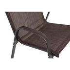 Whisen 4 Piece Patio Chairs with Breathable Textilene Fabric, Armrest High Backrest