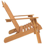 Panca da giardino Adirondack in legno massello di acacia con cuscini