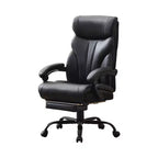 Office Desk Chair, 500 LBS Big and Tall Executive Chair with Footrest, 90-155 Recline Leather Gaming Chair