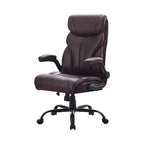 Office Desk Chair, 500 LBS Big and Tall Executive Chair with Footrest, 90-155 Recline Leather Gaming Chair
