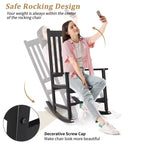 Karl Home | Solid Wood Patio Rocking Chairs (Set of 2)