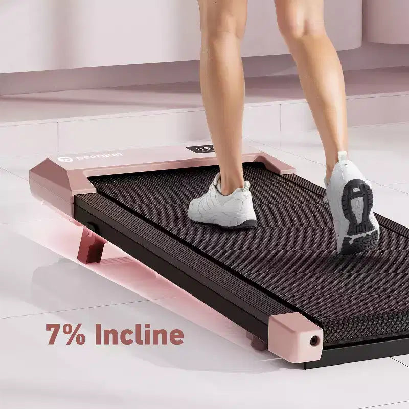 DeerRun Q2 Urban Inclinazione 7% Mini pedana da passeggio sottoscrivania 14.96*35.43 pollici con app e display LED