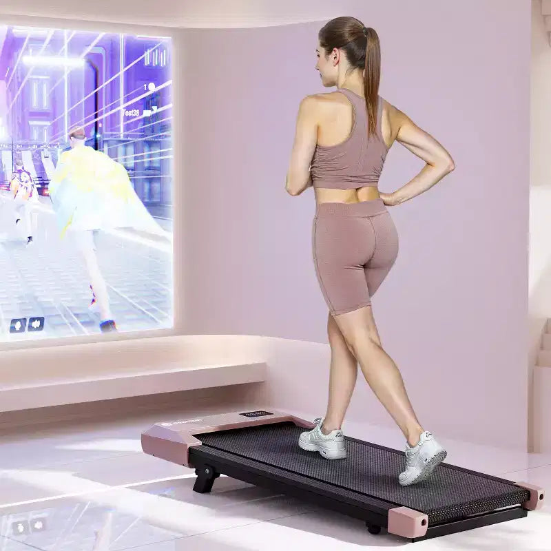 DeerRun Q2 Urban Inclinazione 7% Mini pedana da passeggio sottoscrivania 14.96*35.43 pollici con app e display LED