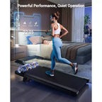 DeerRun Q2 Urban Inclinazione 7% Mini pedana da passeggio sottoscrivania 14.96*35.43 pollici con app e display LED